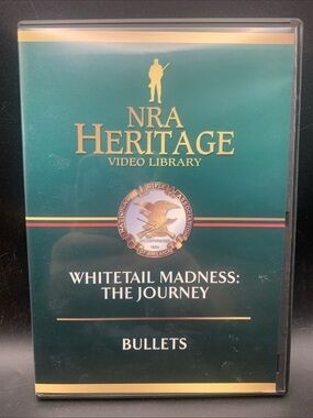 New Old Stock DVD NRA Heritage Whitetail Madness The Journey & Bullets